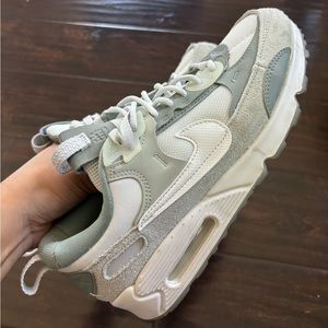 Women's Nike Air Max 90 Futura Mint Green and white 7.5
